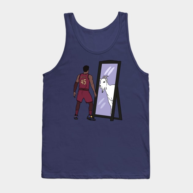 Donovan Mitchell Mirror GOAT (Cleveland) Tank Top by rattraptees